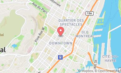 map, Mobile Klinik réparation professionnelle de téléphones intelligents - Downtown Montreal