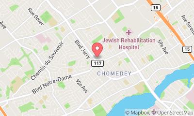 map, World Gym Laval