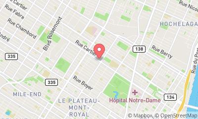 map, Énergie Cardio Plateau Mont-Royal