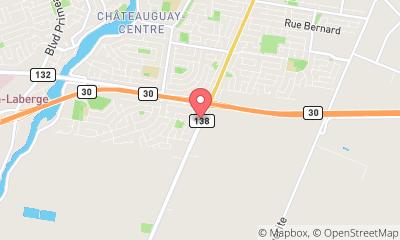 map, Veterinary Hospital Mercier inc.