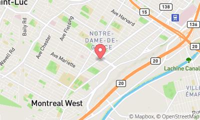 map, NDG Podiatry Clinic - Clinique Podiatrique NDG