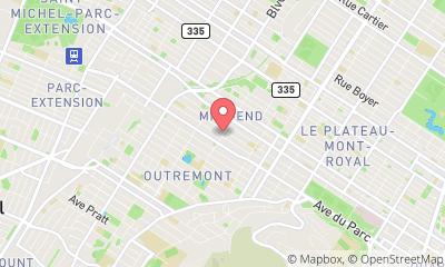 map, Coiffure Mile-End