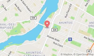 map, Placements R H Quevillon