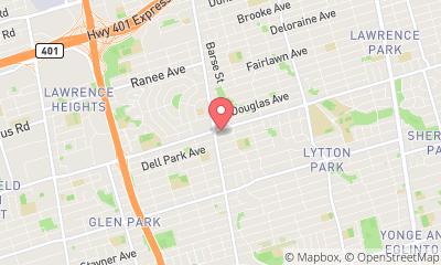 map, Doctors Office Toronto