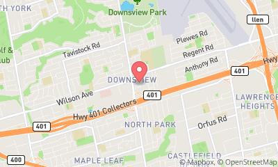 map, Wynn Fitness North York