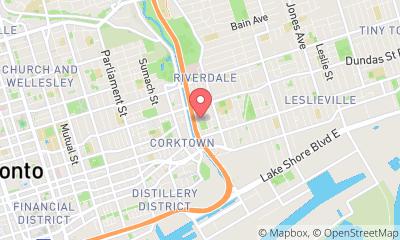 map, GOFR Courier Toronto