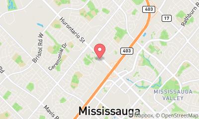 map, SRJ Chartered Professional Accountants Mississauga