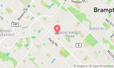 map, Eastern Time Courier Services