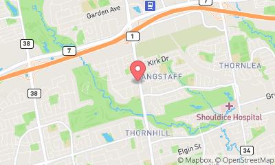 map, Maple Cell iPhone and laptop Repair Services Center in Thornhill