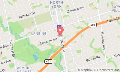 map, Salon Fifth Image - Hair Salon on Yonge St