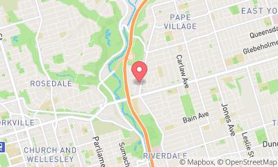 map, Danforth Massage Therapy Clinic