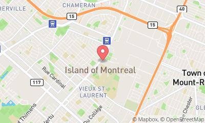 map, Montreal Flower Delivery