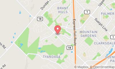 map, Brant Animal Clinic