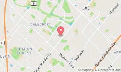 map, Tansley Woods Veterinary Hospital