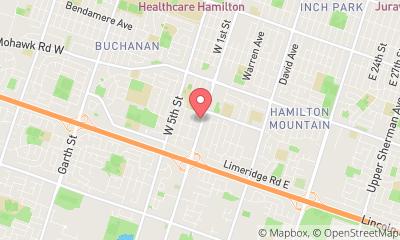 map, Mohawk Animal Clinic (Upper James Emergency Vet)