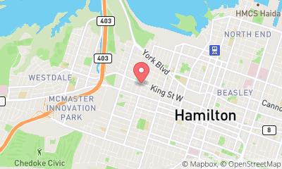 map, Hamilton Regional Emergency Veterinary Clinic