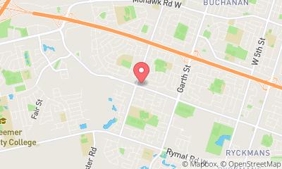 map, Stone Church Animal Clinic