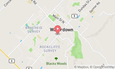 map, Waterdown Animal Hospital