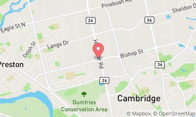 map, JTO Courier Services Inc