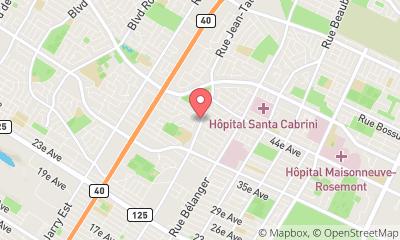 map, Fleuriste La Mode Inc