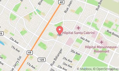 map, Tout est beau fleurs Inc.