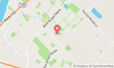 map, Fleuriste Boucherville