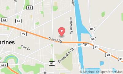 map, Kraftsmen Furniture Co