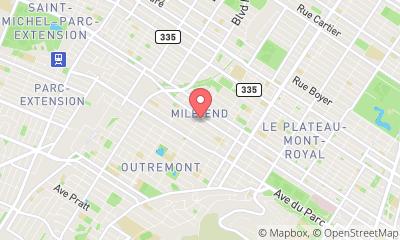 map, Buanderie Mile End Laundromat