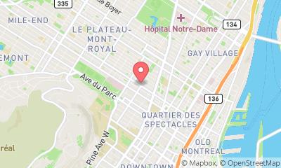 map, Tabagie Saint-Laurent (La)