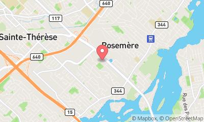 map, World Gym Rosemère