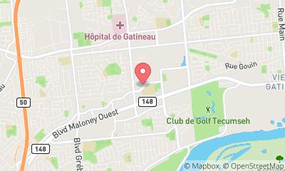 map, CLSC de Gatineau